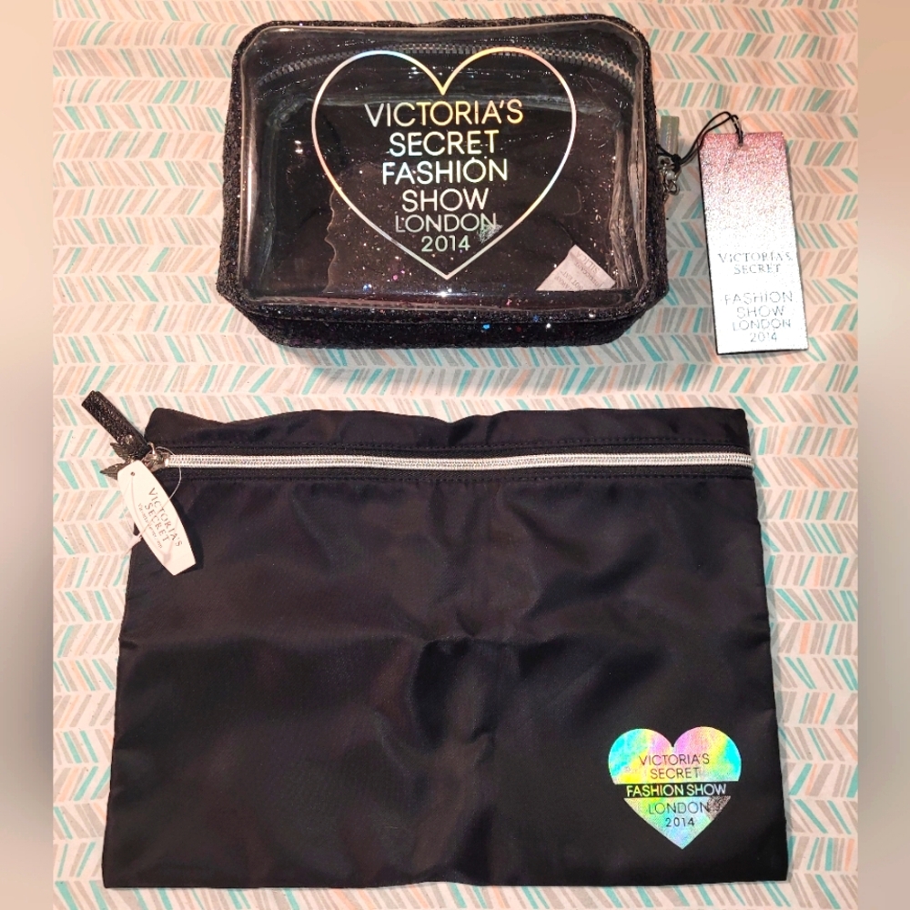 Victoria Secret Fashion Show London 2014 cosmetic bag set NWT